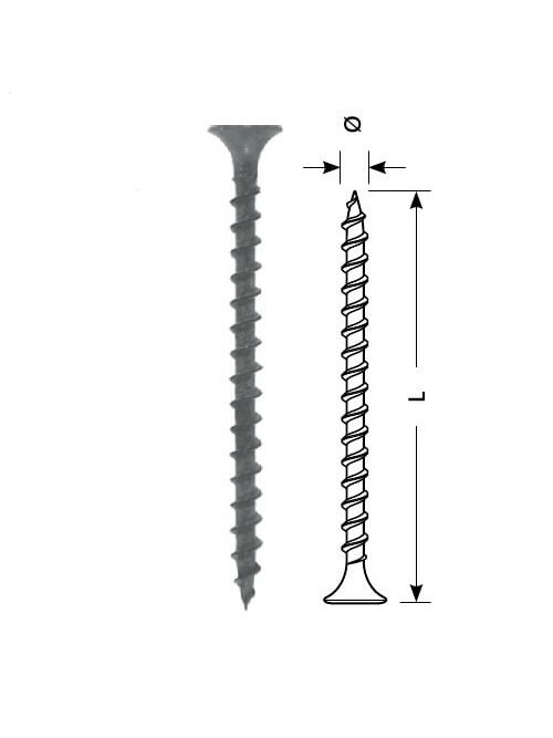 Sraigtas STARFIX gipsas-medis 3.5x35/F (juodas, 200vnt)