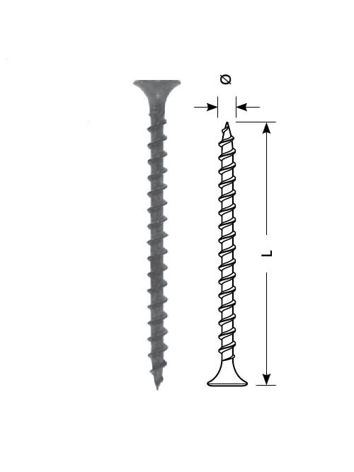 Sraigtas STARFIX gipsas-medis 3.5x55/F (juodas, 100vnt) Sraigtas STARFIX gipsas-medis 3.5x55/F (juodas, 100vnt)