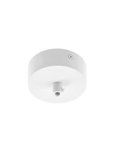 Šviestuvo pagrindas prie lubų apvalus GTV AE-MA8028-10 (Baltas, 80x28mm)