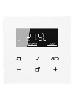 Termostatas su LCD ekranu JUNG TRDLS1790WW (Baltas, vidaus, programuojamas) Termostatas su LCD ekranu JUNG TRDLS1790WW (Baltas, vidaus, programuojamas)