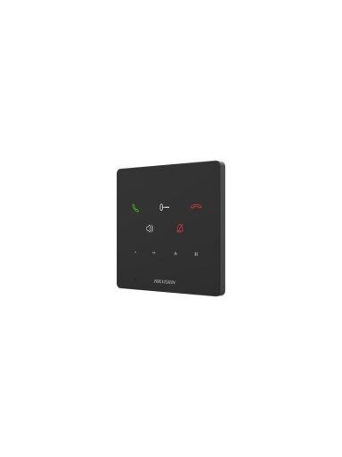 Telefonspynės vidinė stotelė, be ekrano, Hikvision DS-KH6000-E1 (JUODAS)