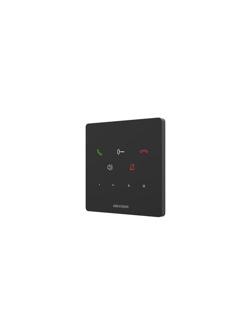 Telefonspynės vidinė stotelė, be ekrano, Hikvision DS-KH6000-E1 (JUODAS)