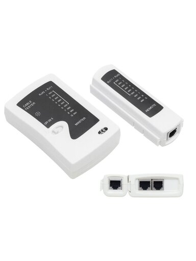 Tinklo testeris LK-468A (RJ45/RJ11/RJ12, poravimo tikrinimui, be baterijos)