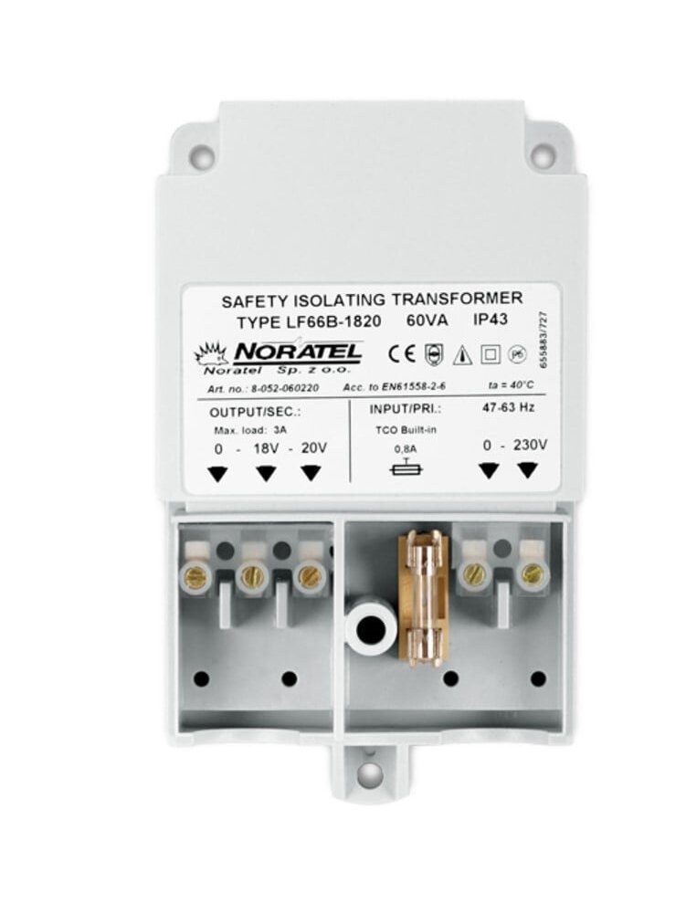 Transformatorius SATEL TR 60 VA (230V AC) Transformatorius SATEL TR 60 VA (230V AC)