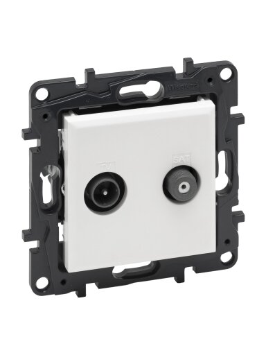 TV / SAT lizdas Niloe Step Legrand 863183 (balta spalva)