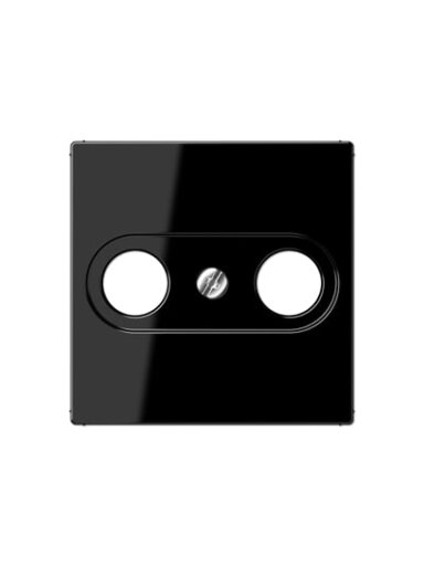TV/R antenos lizdo / mechanizmo apdaila JUNG A561PLTVSW (juoda)