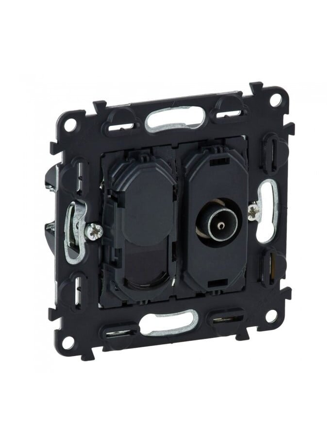 TV lizdo + kompiuterio lizdo RJ45 mechanizmas Valena life Legrand 753055 TV lizdo + kompiuterio lizdo RJ45 mechanizmas Valena life Legrand 753055