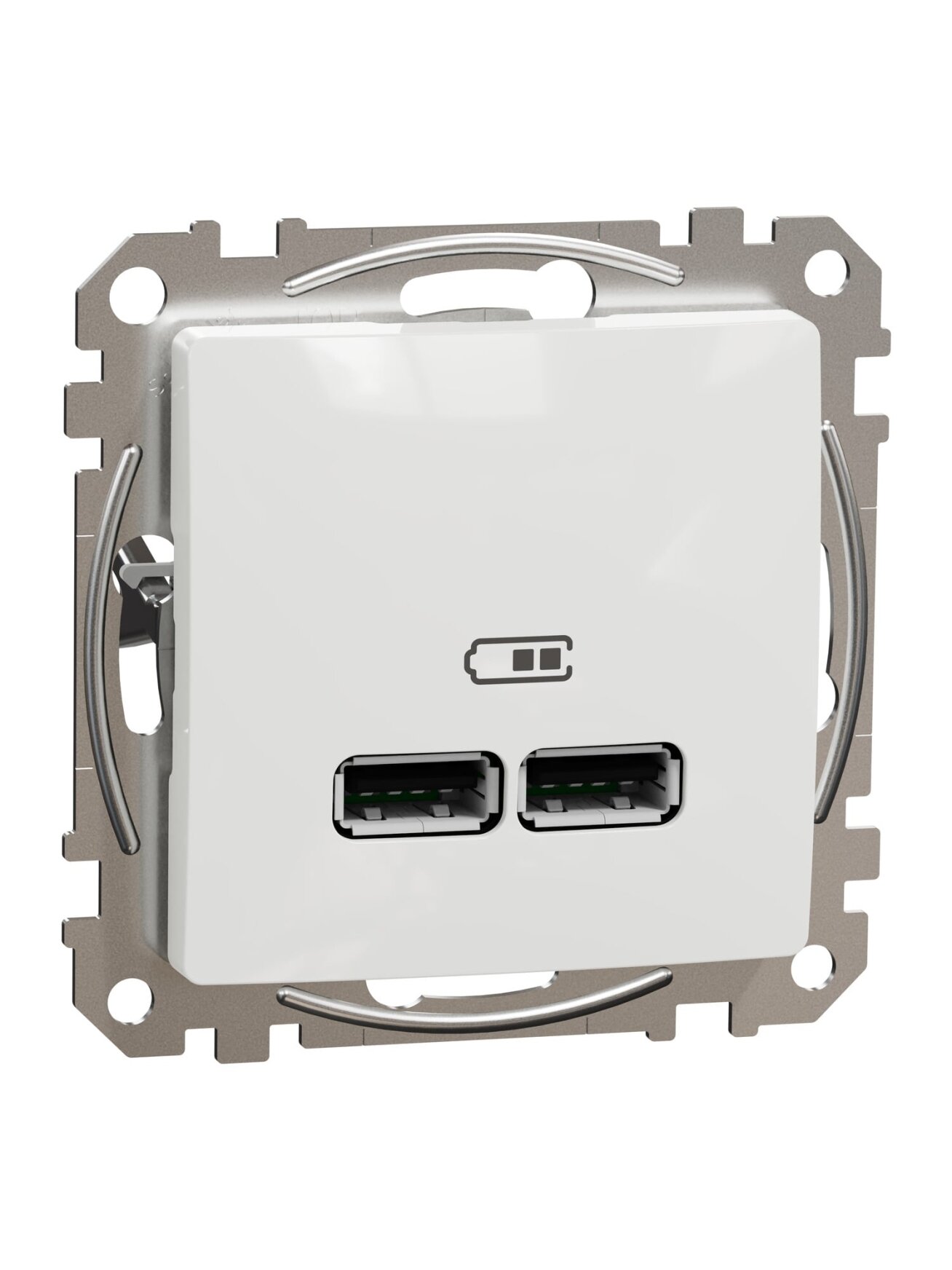 USB įkroviklis Schneider Electric Sedna Design SDD111401 (2×USB-A, 2.1A, baltas) USB įkroviklis Schneider Electric Sedna Design SDD111401 (2×USB-A, 2.1A, baltas)