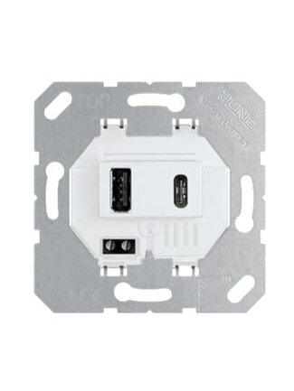 USB įkroviklis JUNG USB15CAWW (USB A, USB C) 3A USB įkroviklis JUNG USB15CAWW (USB A, USB C) 3A