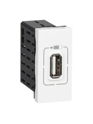 USB-C pakrovėjas Legrand Mosaic 077591 (5 V, 1.5 A, 7.5 W, 1 modulis)