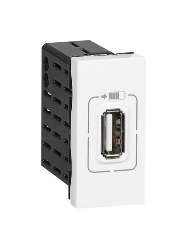 USB-C pakrovėjas Legrand Mosaic 077591 (5 V, 1.5 A, 7.5 W, 1 modulis) USB-C pakrovėjas Legrand Mosaic 077591 (5 V, 1.5 A, 7.5 W, 1 modulis)