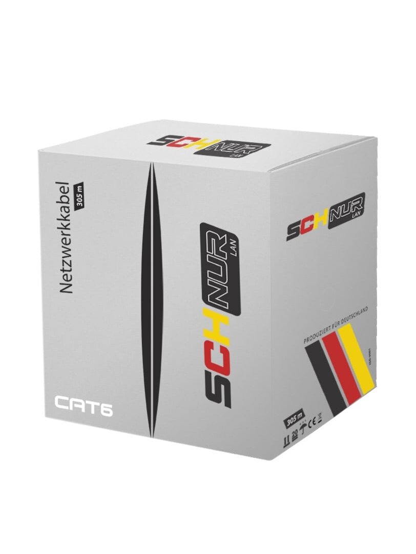 UTP kabelis SCHNUR CAT6 (305m) (vidaus)