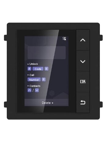 Vaizdo telefonspynės modulis Hikvision DS-KD-DIS Vaizdo telefonspynės modulis Hikvision DS-KD-DIS