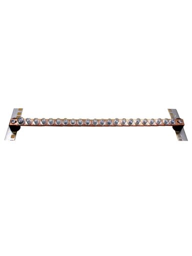 Varinė įžeminimo šyna su varžtais (1U, 49 cm)