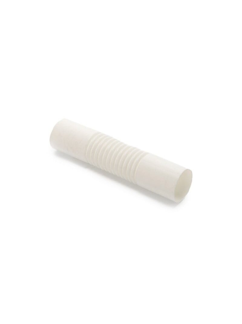 Vamzdelio U-20mm lanksti jungtis, balta (100)