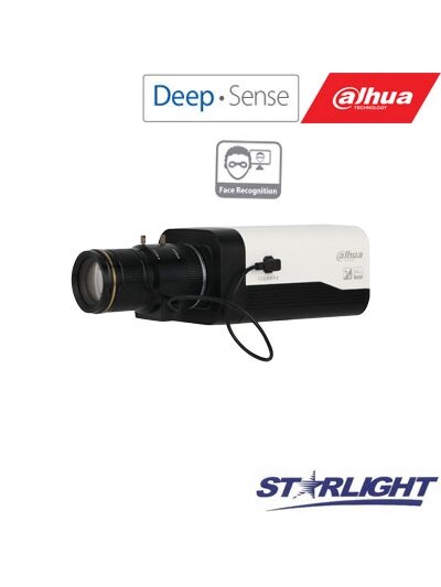 Veido atpažinimo AI IP kam. STARLIGHT 2MP BOX tipo, 1/1.9" 50fps, WDR, AWB / AGC/ H.265