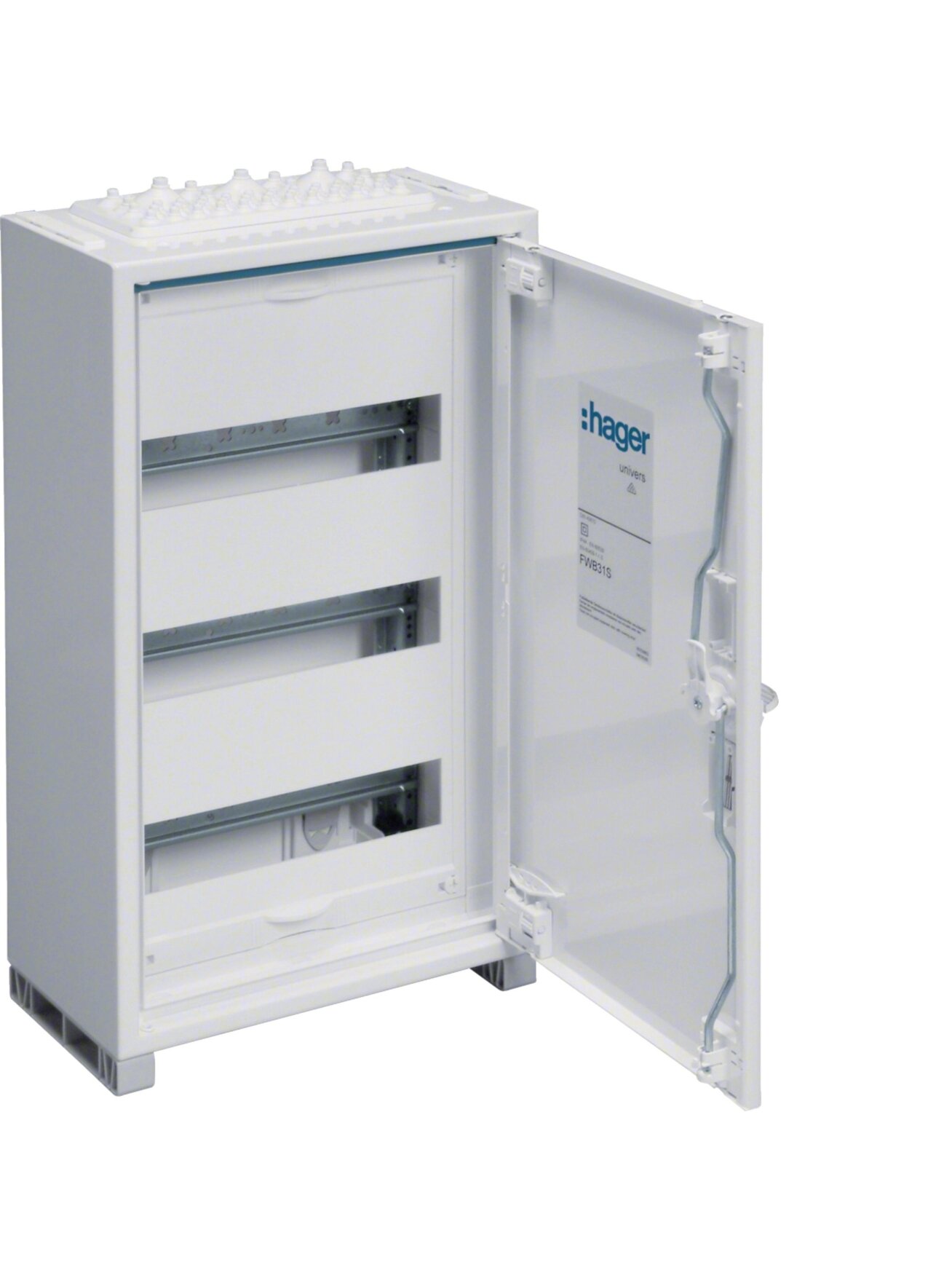 Virštinkinis modulinis skydas Hager FWB31 (36 mod., IP44, 500x300x161)