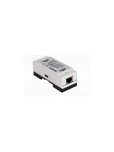 Viršsrovio apsauga LAN linijai ant DIN bėgelio PTF-1-EXT/PoE/DIN