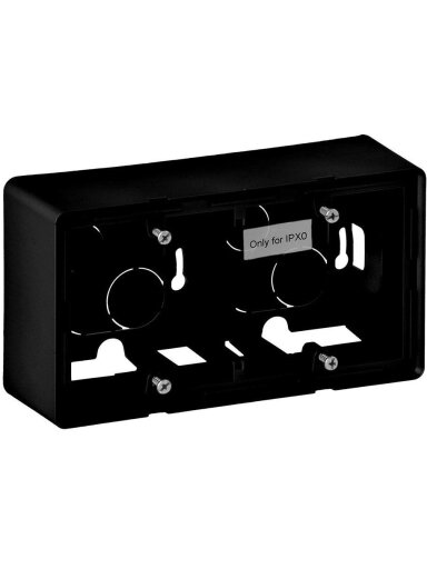Virštinkinė dėžutė Valena Life Legrand 754067 (juoda, 2 mod.)