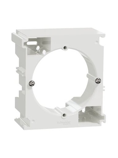 Virštinkinė sujungiama dėžutė 1 vietos Schneider Electric Sedna Design SDD111902 (balta)