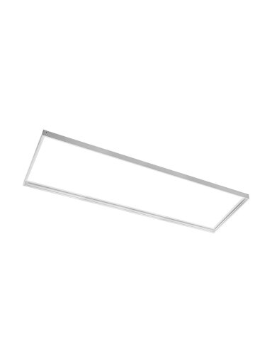 Virštinkinis aliuminis rėmelis LED panelei (30x120, baltas) GTV RM-KNG300X120-00