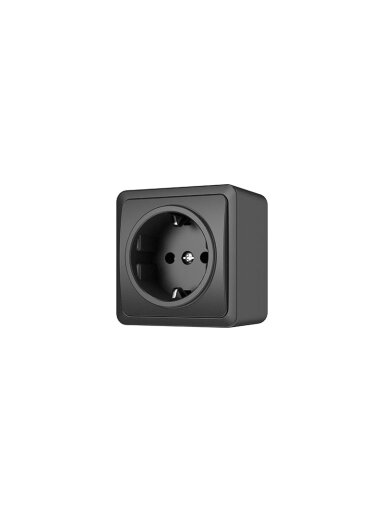 Virštinkinis kištukinis lizdas su įžeminimu Vilma SL+250 RP16-002 SL+ (juoda)