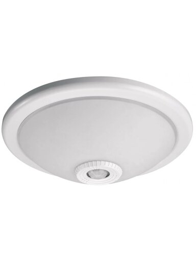 VIZELA šviestuvas su judesio davikliu (baltas, E27 2x40W, 4000K, IP20, 360°) GTV OS-PLCRKZ-00