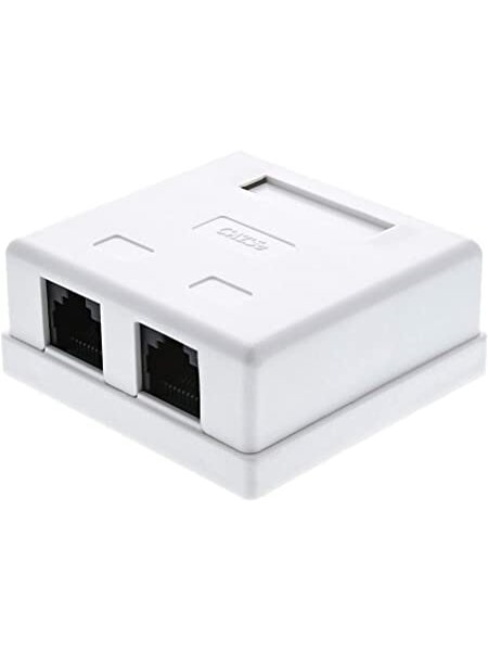 Virštinkinis kištukinis lizdas RJ45 (2 lizdai FTP, 6e cat)