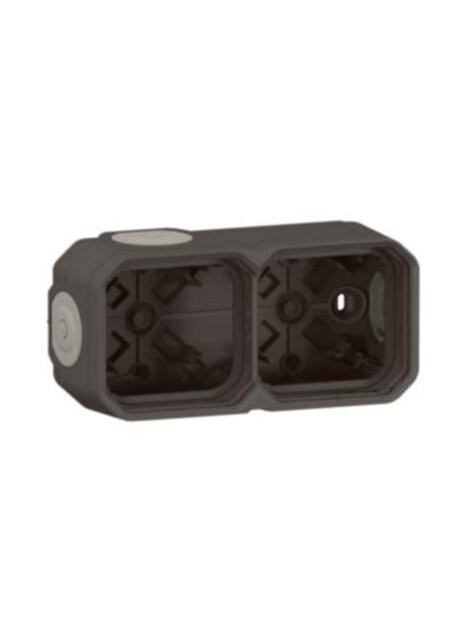 Virštinkinė dėžutė 2 vietų Plexo Legrand 069602L (antracitas)
