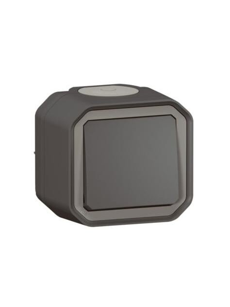 Virštinkinis mygtukas push 1 v. PLEXO Legrand 069790L (antracito spalva)