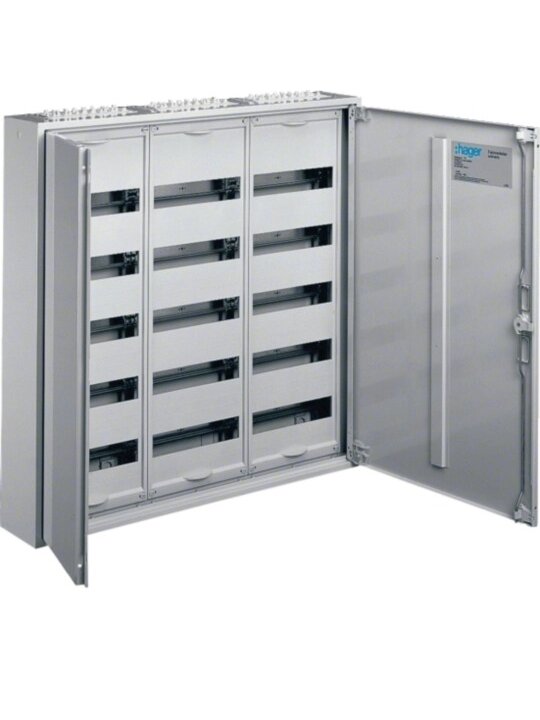 Virštinkinis modulinis skydas Hager FWB53 (180 mod., IP44, metalinis, 800x800x161) Virštinkinis modulinis skydas Hager FWB53 (180 mod., IP44, metalinis, 800x800x161)