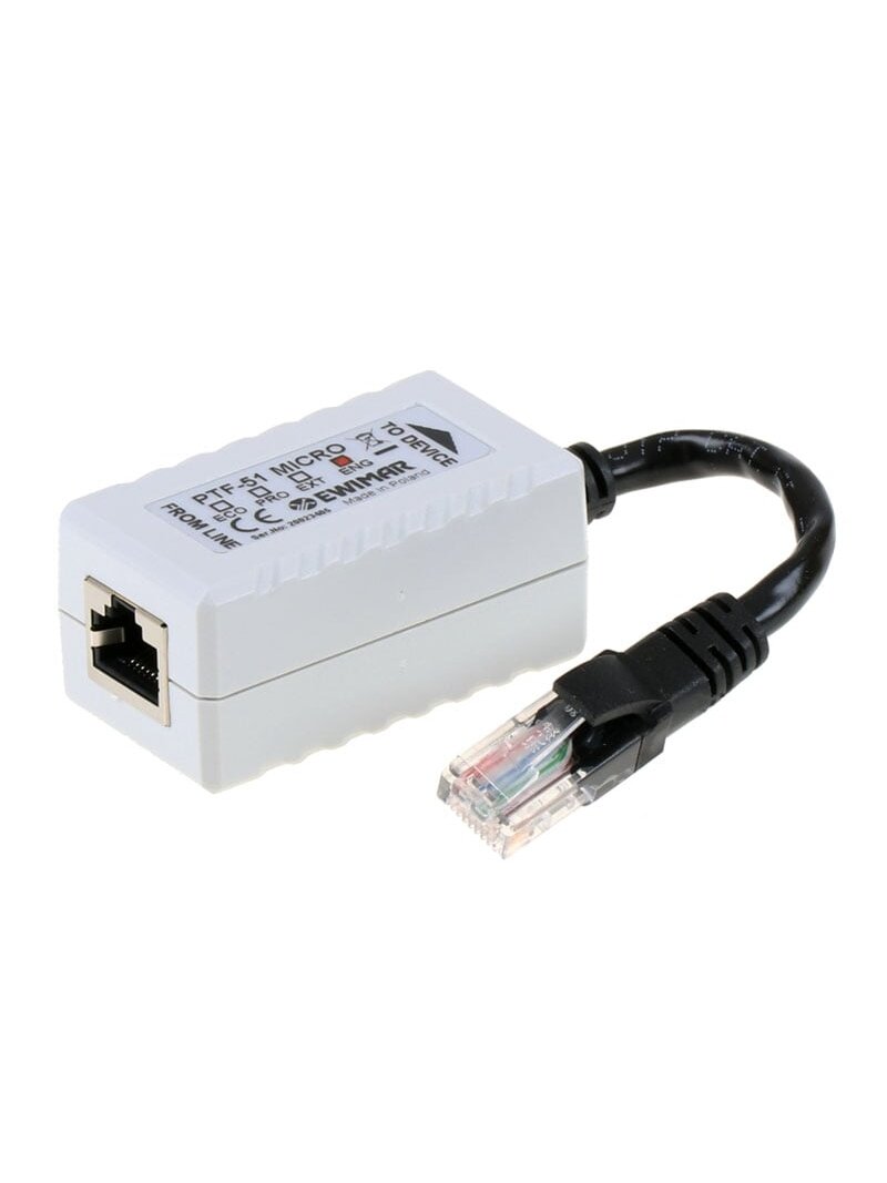 Viršsrovio apsauga LAN linijai PTF-51-ENG/PoE/MICRO