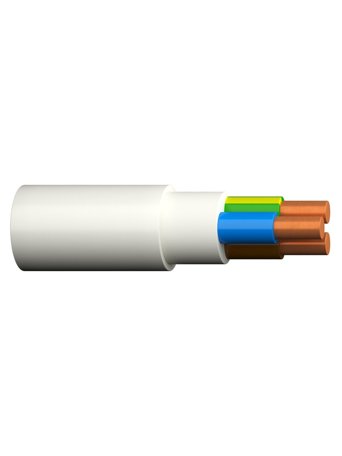 XPJ-HF C-pro 3x2.5 kabelis Prysmian Group (monolitas, XLPE, be halog., baltas, Cca, 500 m)