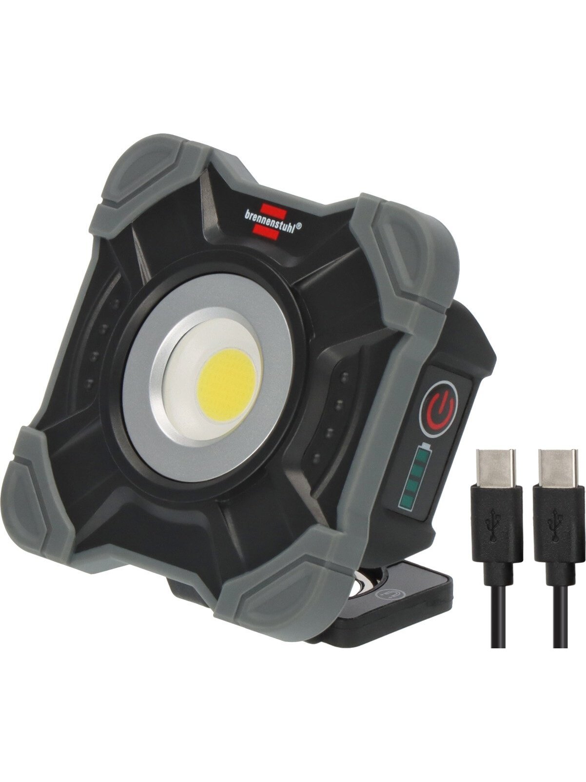 Žibintuvėlis pastatomas Brennenstuhl 1173700009 (1000 lm, USB įkrovimas, IP54, IK07, 6500K) Žibintuvėlis pastatomas Brennenstuhl 1173700009 (1000 lm, USB įkrovimas, IP54, IK07, 6500K)