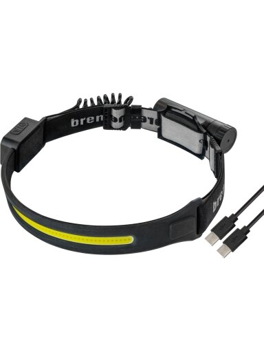 Žibintuvėlis ant galvos Brennenstuhl SL500A 1173760000 (500 lm, Osram LED, USB-C, IP44)
